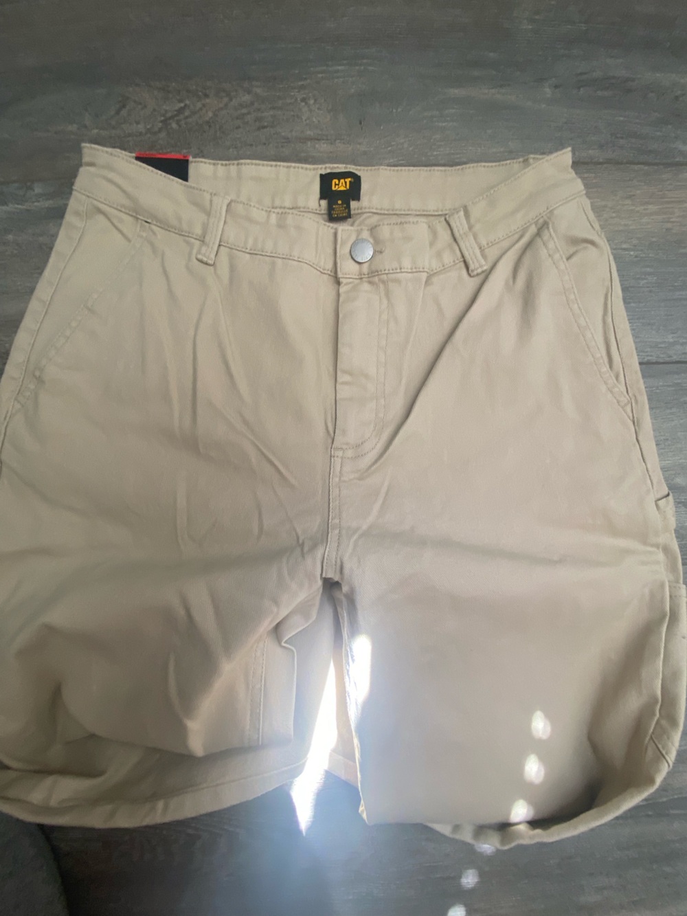 Caterpillar Straight Leg Jeans in Khaki